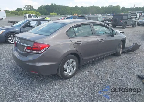 2013 Honda Civic Lx из США, поврежденный, VIN 2HGFB2F55DH594168